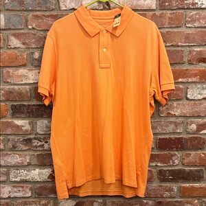 Eddie Bauer Orange Short-Sleeve Polo